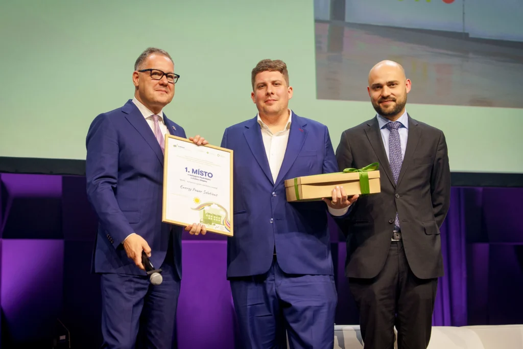 Předání ocenění za inovace v energetice společnosti ENPOSOL